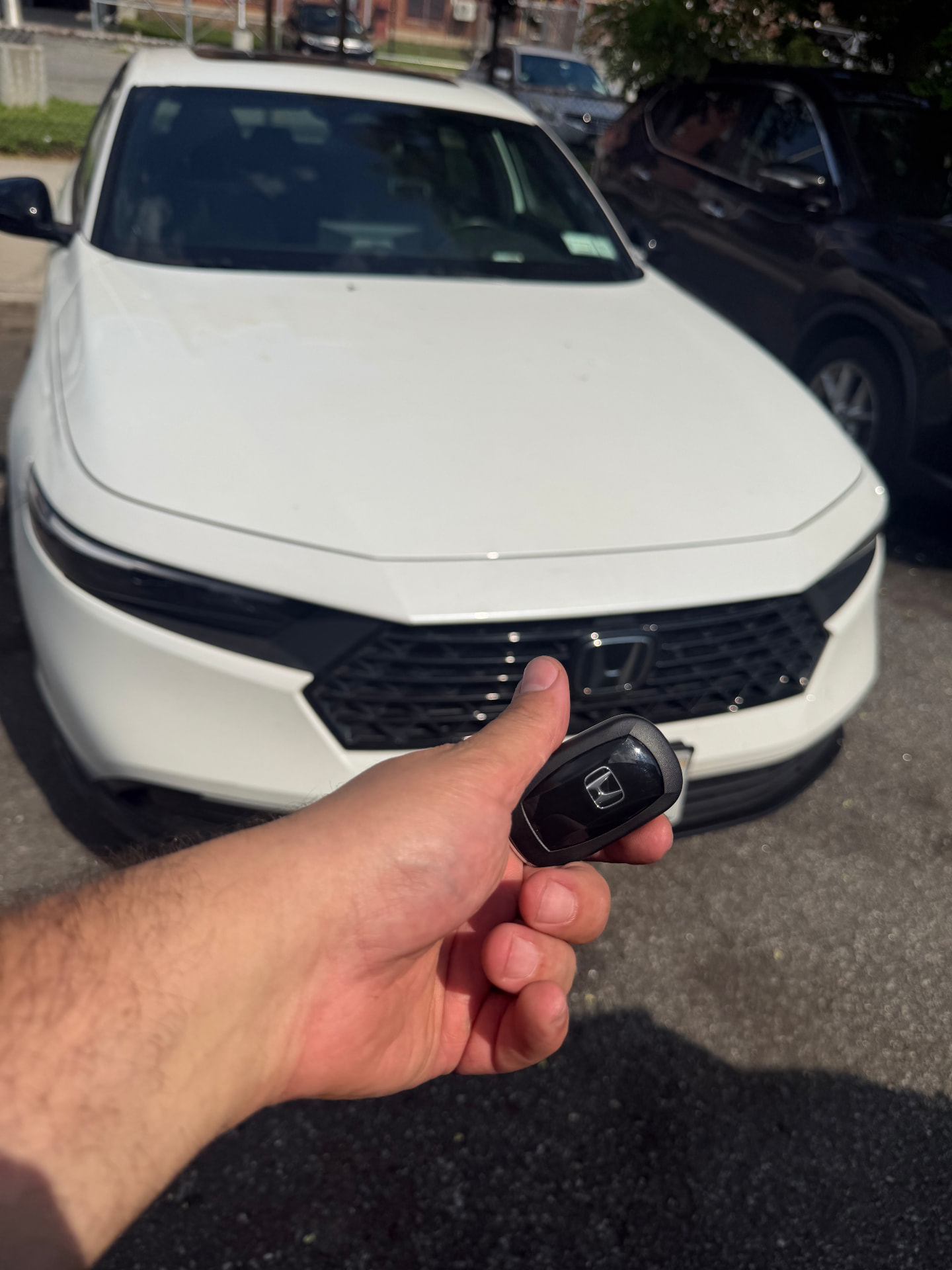 Llave inteligente de Honda Accord programada en el lugar